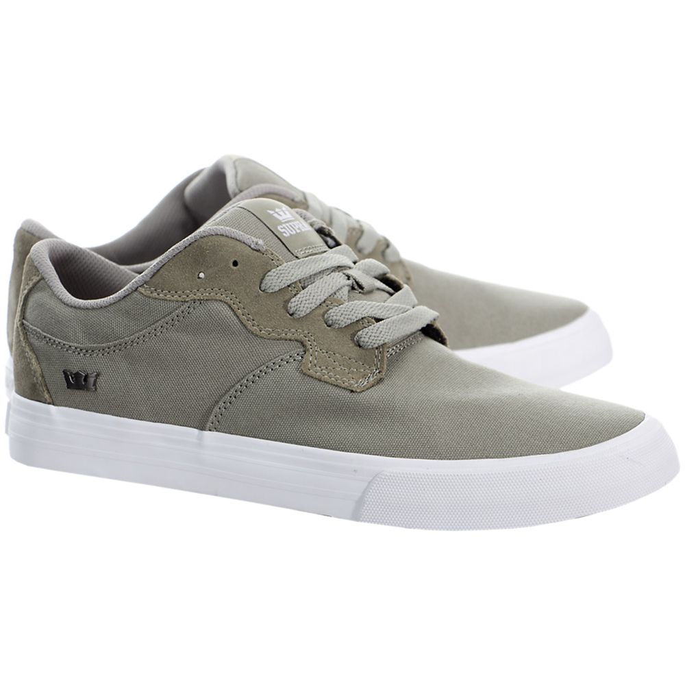 Baskets Basses Supra Axle Vert Dusty Olive/White Homme | WBA-69704921